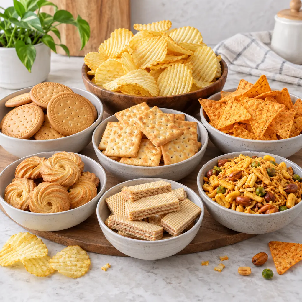 বিস্কুট ও স্ন্যাকস